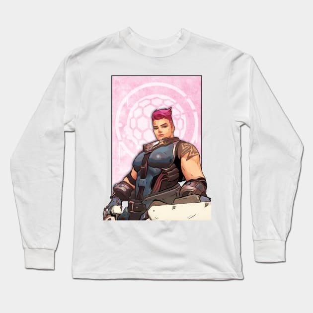 Overwatch - Zarya Long Sleeve T-Shirt by LiamShaw